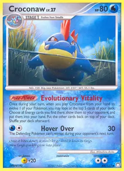 Croconaw #44, Reverse Foil