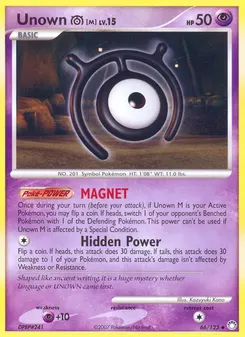 Unown [M] #66, Reverse Foil