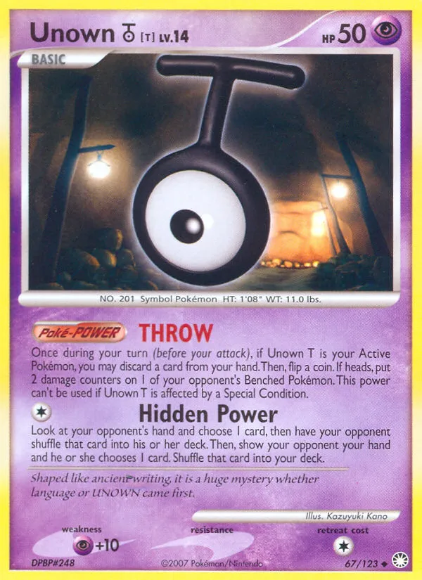 Unown [T] #67, Mysterious Treasures