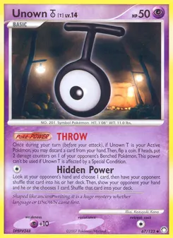 Unown [T] #67, Standard