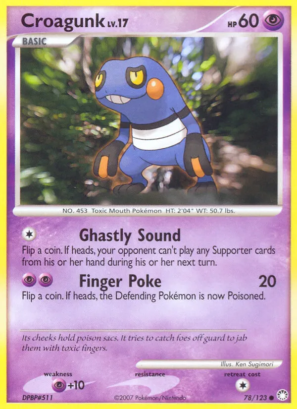 Croagunk #78, Mysterious Treasures Reverse Foil
