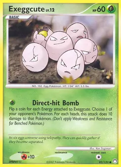 Exeggcute #82, Reverse Foil