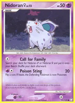 Nidoran ♀ #91, Reverse Foil