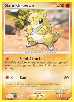 Sandshrew #96, Reverse Foil