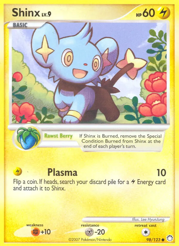 Shinx #98, Mysterious Treasures Reverse Foil