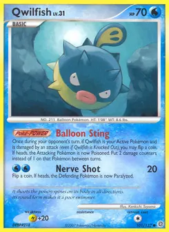 Qwilfish #101, Reverse Foil