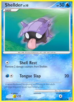 Shellder #105, Reverse Foil