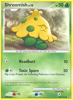 Shroomish #108, Reverse Foil