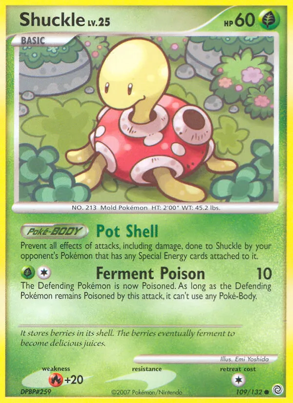 Shuckle #109, Secret Wonders Reverse Foil