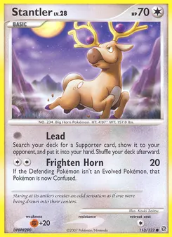 Stantler #113, Reverse Foil