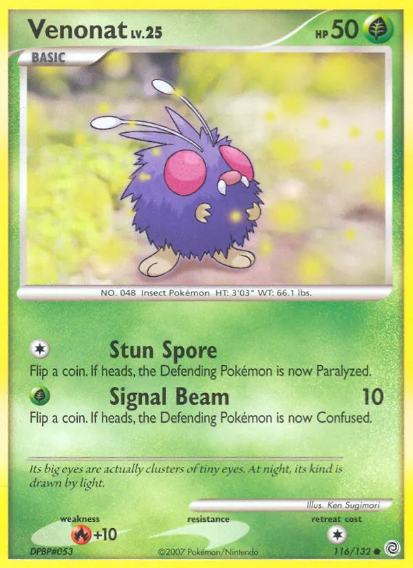 Venonat #116, Secret Wonders