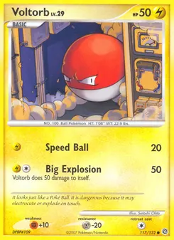 Voltorb #117, Reverse Foil