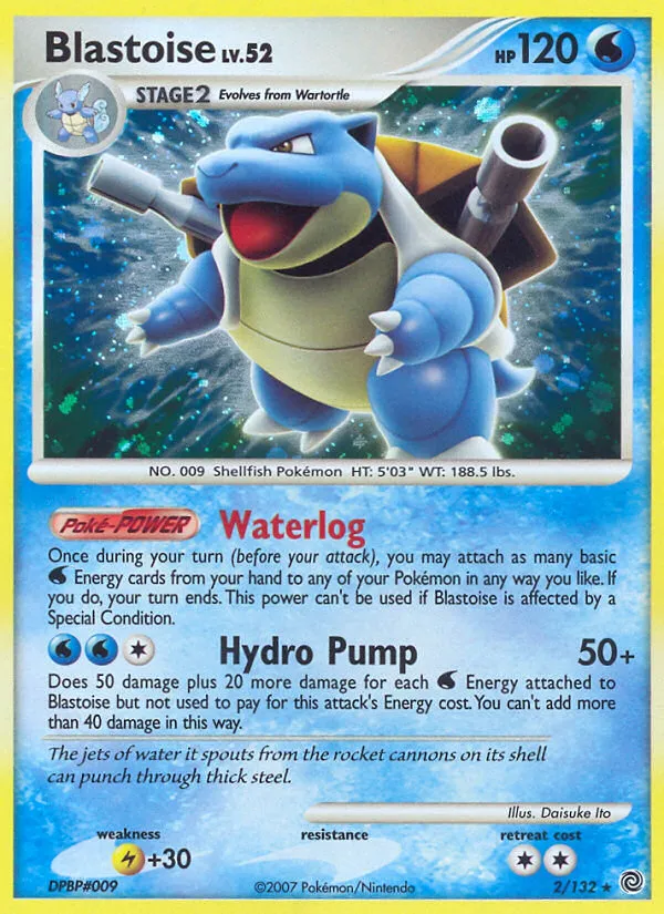 Blastoise #2, Secret Wonders Reverse Foil
