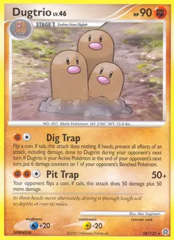 Dugtrio #24, Reverse Foil