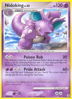 Nidoking #34, Reverse Foil