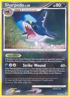 Sharpedo #37, Reverse Foil