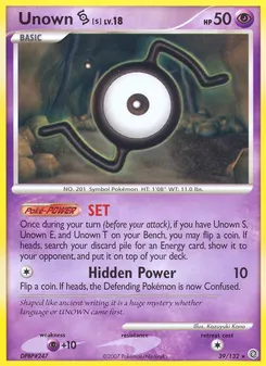Unown [S] #39, Secret Wonders