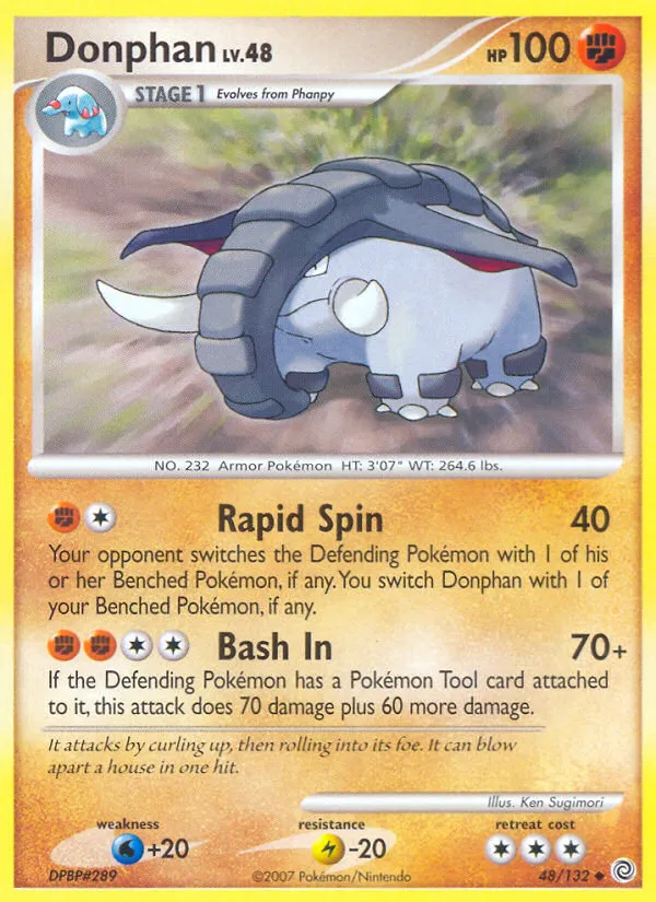 Donphan #48, Secret Wonders Reverse Foil