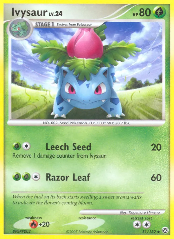 Ivysaur #51, Secret Wonders Reverse Foil