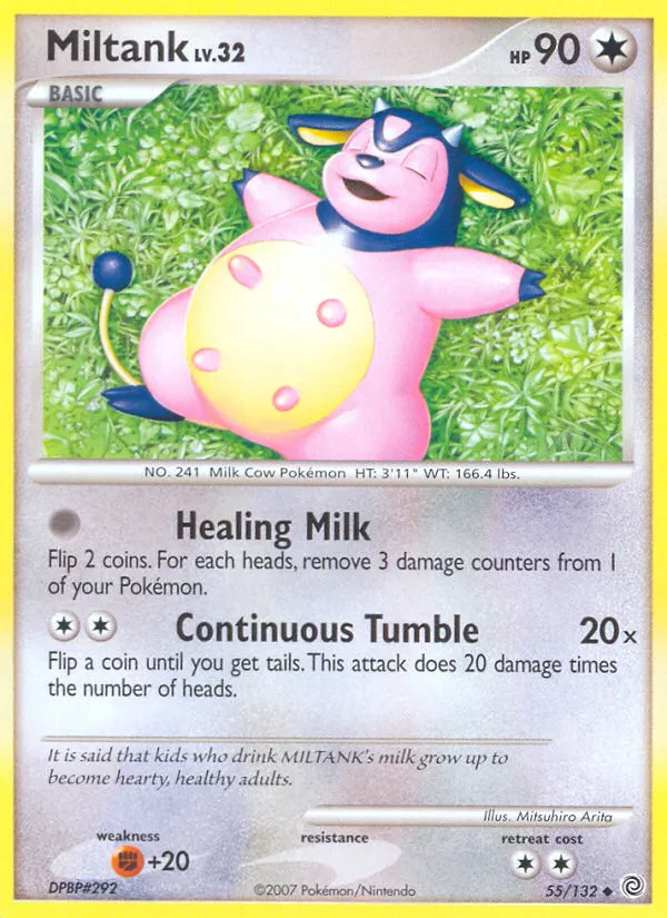 Miltank #55, Secret Wonders Reverse Foil