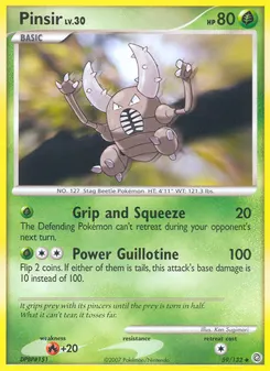 Pinsir #59, Reverse Foil