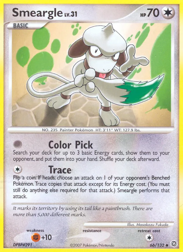 Smeargle #66, Secret Wonders Reverse Foil