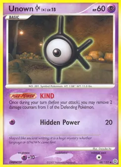 Unown [K] #68, Secret Wonders