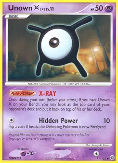 Unown [X] #71, Secret Wonders