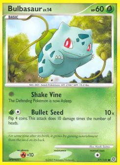 Bulbasaur #77, Reverse Foil
