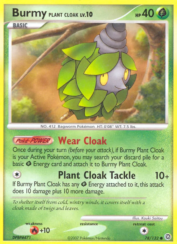 Burmy Plant Cloak #78, Secret Wonders