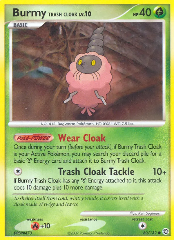 Burmy Trash Cloak #80, Secret Wonders Reverse Foil