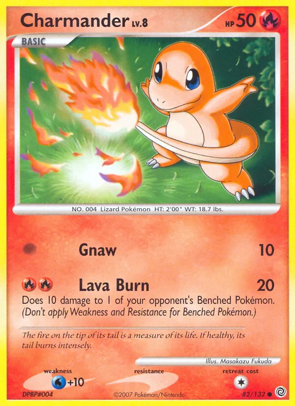 Charmander #82, Secret Wonders Reverse Foil