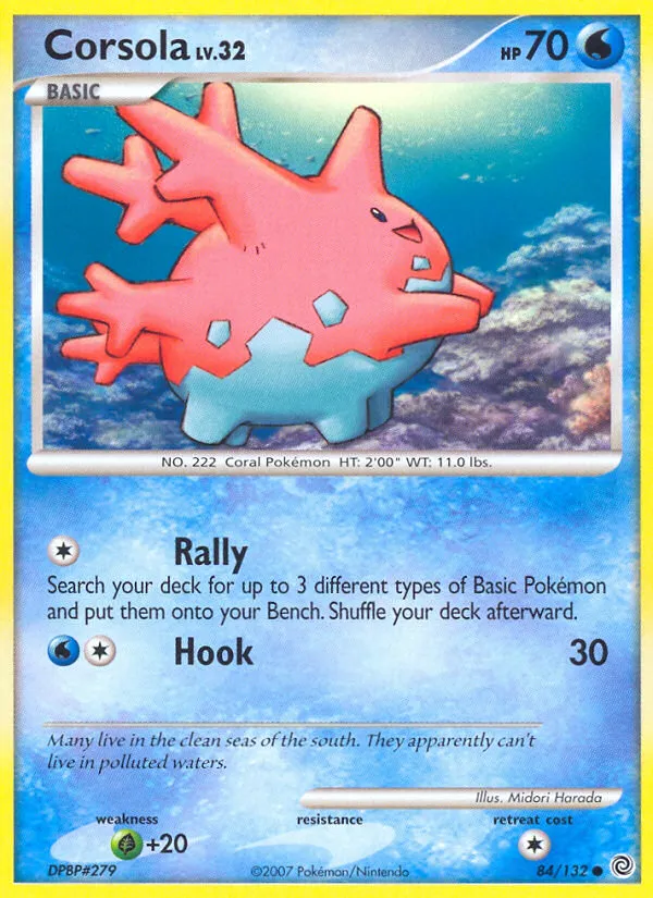 Corsola #84, Secret Wonders Reverse Foil