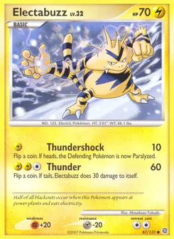 Electabuzz #87, Reverse Foil