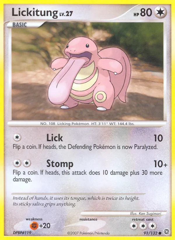 Lickitung #91, Secret Wonders