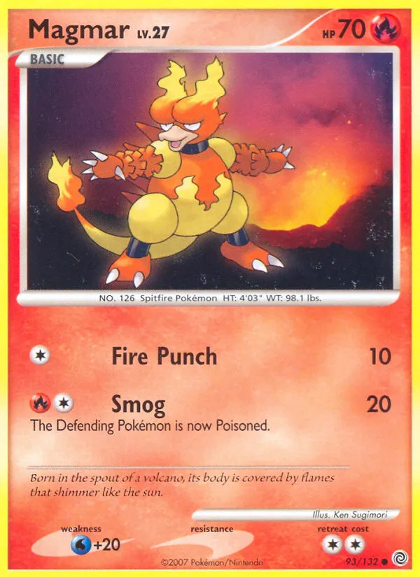 Magmar #93, Secret Wonders Reverse Foil