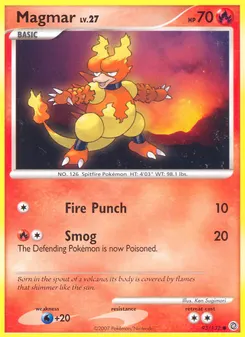 Magmar #93, Reverse Foil