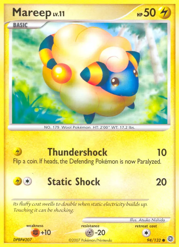 Mareep #94, Secret Wonders Reverse Foil