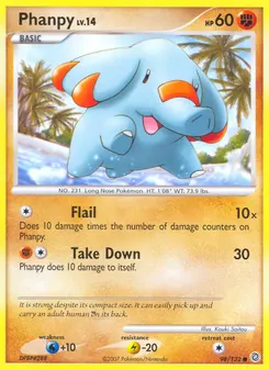 Phanpy #98, Reverse Foil