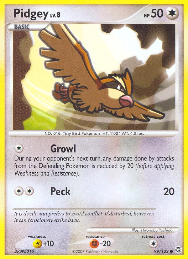 Pidgey #99, Secret Wonders Reverse Foil
