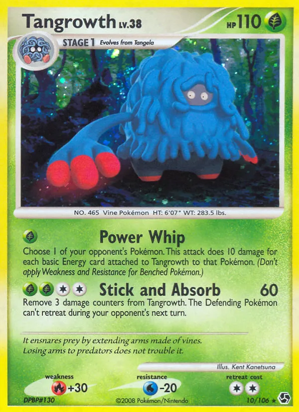 Tangrowth #10, Great Encounters Reverse Foil
