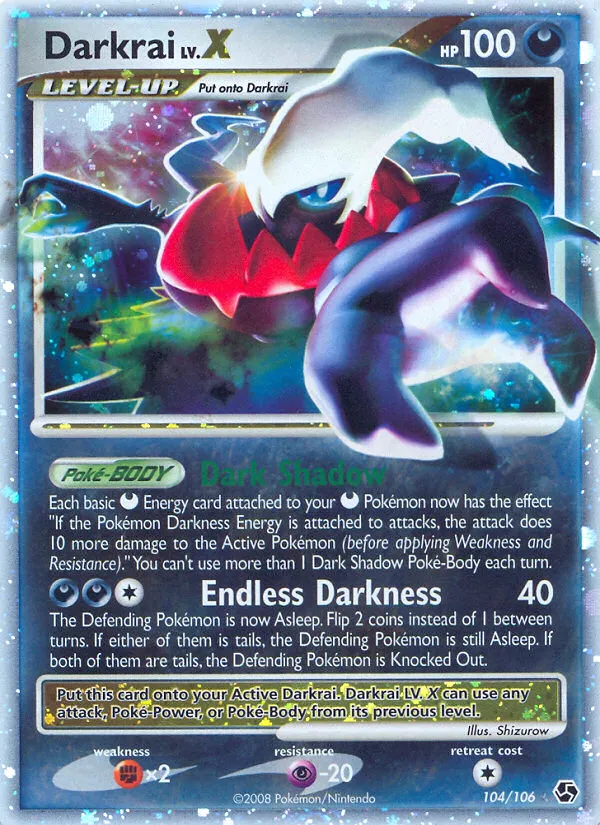 Darkrai LV.X #104, Great Encounters