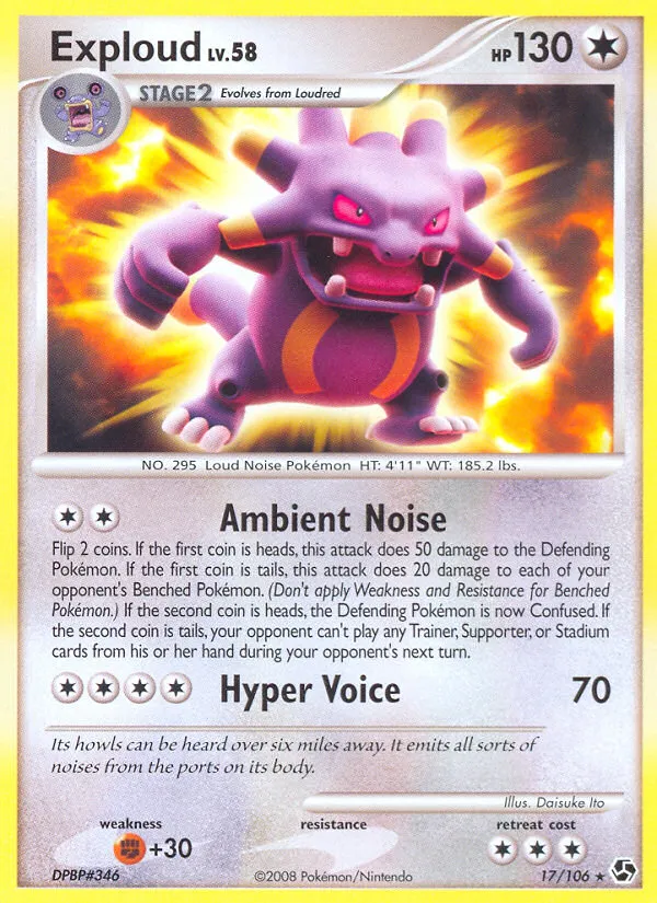 Exploud #17, Great Encounters Reverse Foil