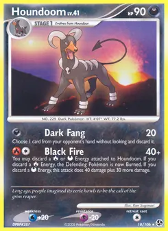 Houndoom #18, Reverse Foil