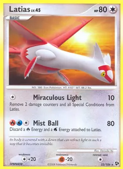 Latias #22, Reverse Foil