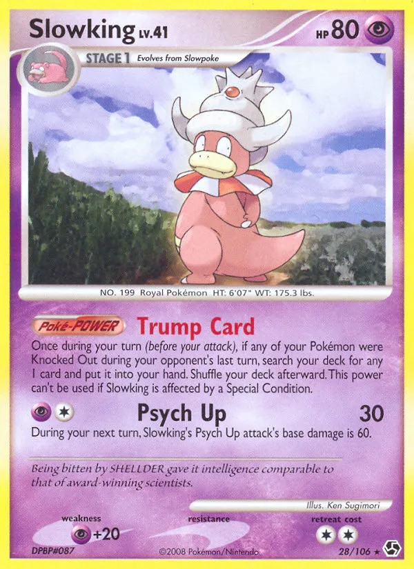Slowking #28, Great Encounters Reverse Foil