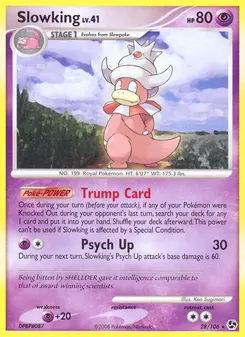 Slowking #28, Reverse Foil