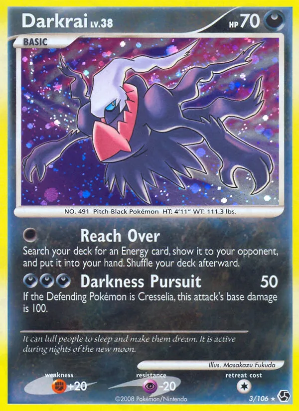 Darkrai #3, Great Encounters Reverse Foil