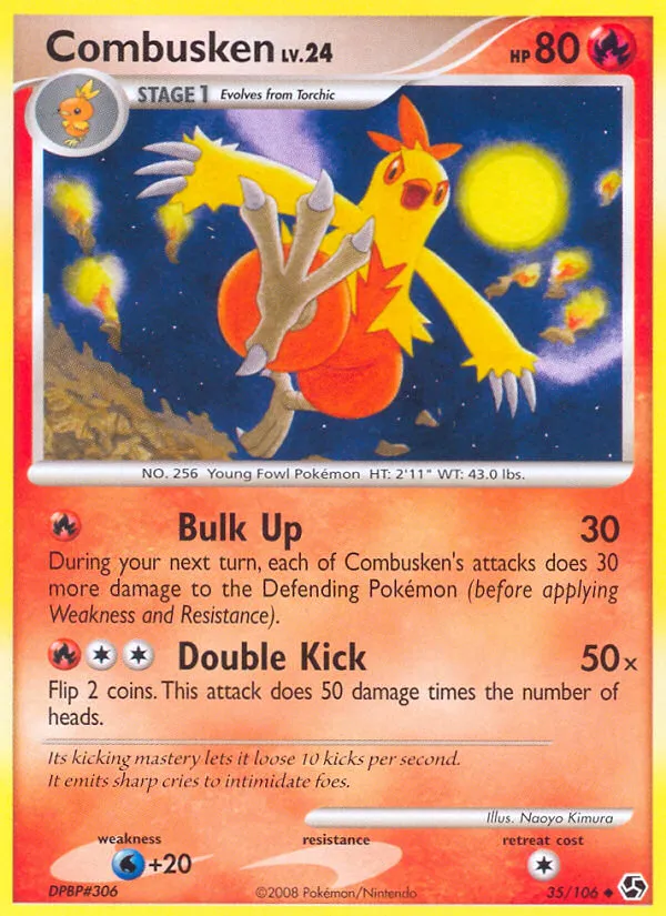 Combusken #35, Great Encounters Reverse Foil