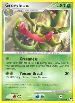 Grovyle #40, Reverse Foil